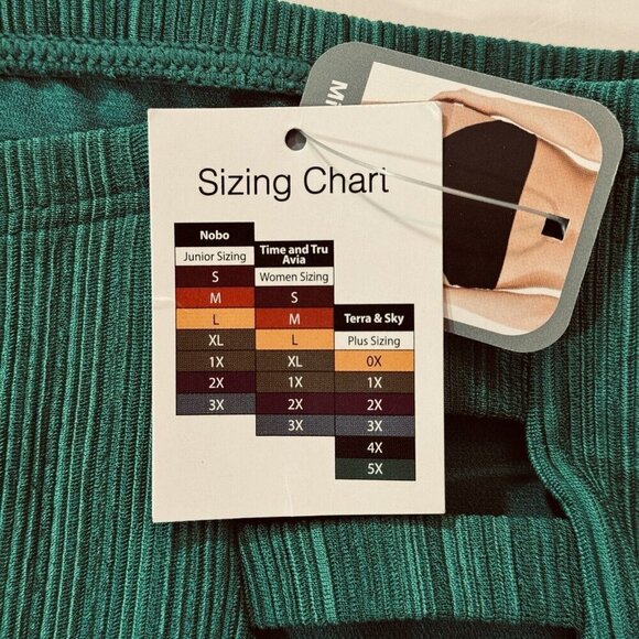 TIME & TRU Mid-Rise Bikini Swimsuit Bottoms 3X (24W-26W) Green Open Sides NEW - Picture 5 of 13